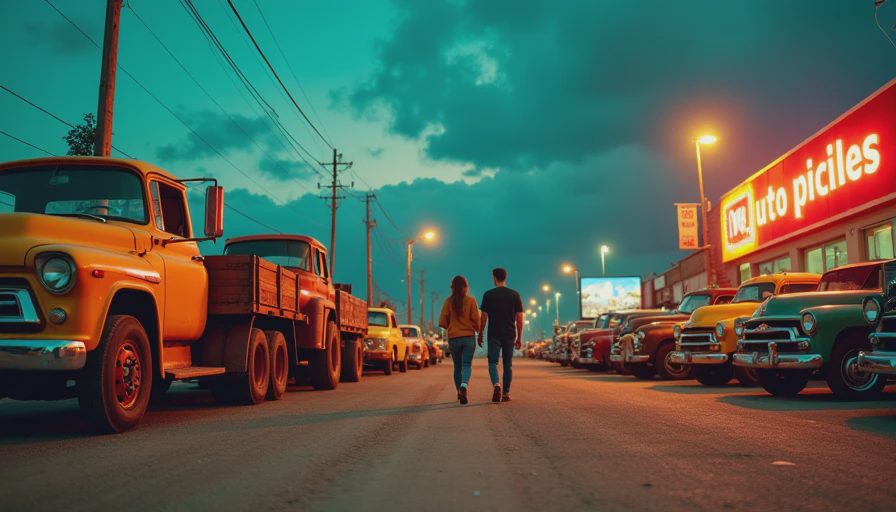 Visual context for old trucks