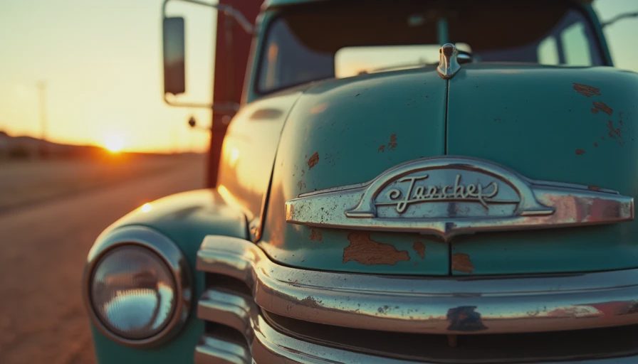 Illustration for classic trucks