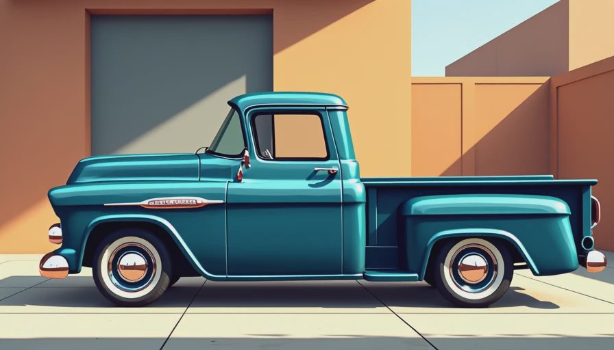 Illustration for 1960 chevy truck