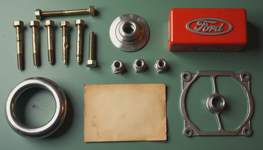 Visual context for early ford parts