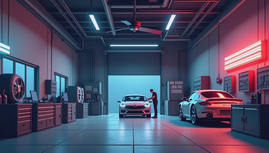 Visual context for garage fan